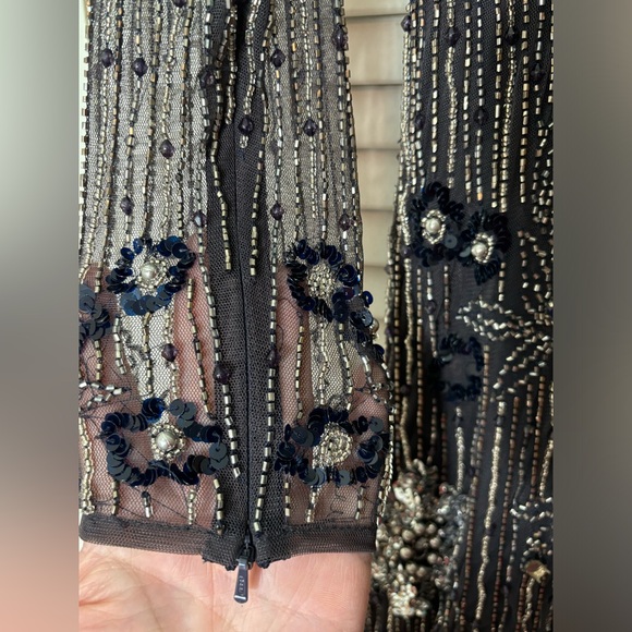 NWT Mac Duggal Sample One Of !! Embellished Long Sleeve Gown 2 - Picture 12 of 16